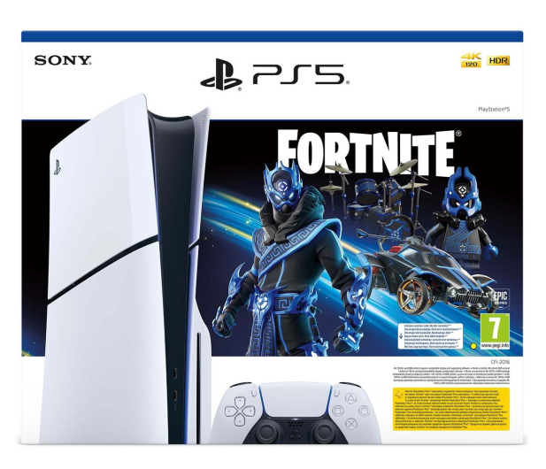 Sony Outlet PlayStation 5 Slim (Fortnite Cobalt) - Zestaw St - 1555785 - zdjęcie 5